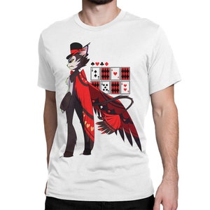 Hazbin Hotel Husk T-Shirt / 100% Cotton Tee / Men&#39;s Women&#39;s All Sizes (yw-257)