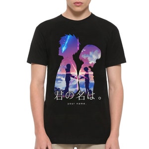 Your Name-anime-T-shirt / 100% katoenen T-shirt / heren, dames alle maten (yw-338)