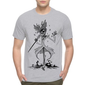 T-shirt Hazbin Hotel Alastor Art / 100% cotone / Uomo Donna Tutte le taglie (yw-256)