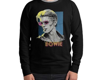 David Bowie Art Sweatshirt and Hoodie / Unisex Sizes (yw-202)