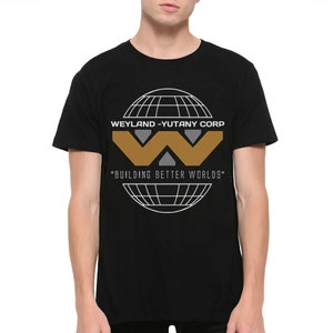 Alien Weyland-Yutani Corp T-Shirt / 100% Cotton Tee / Men&#39;s Women&#39;s All Sizes (yw-185)