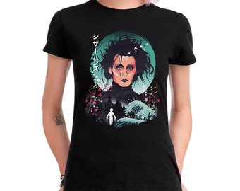 Edward mit den Scherenhänden Art T-Shirt / 100% Baumwolle Tee / Herren Damen Alle Größen (yw-182)