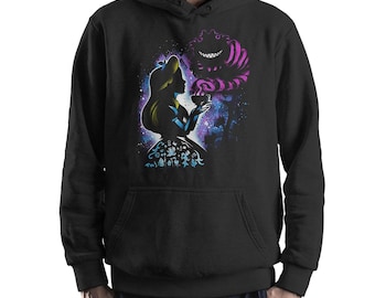 Alice In Wonderland Art Hoodie and Sweatshirt / Cheshire Hoodie / Unisex Sizes (CAT_712043)