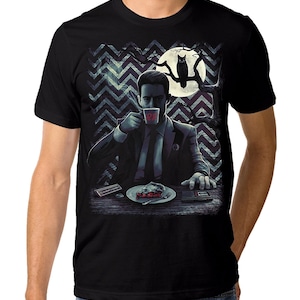 Twin Peaks Dale Cooper Full Moon T-Shirt / 100% Cotton Tee / Men's Women's All Sizes (el-281)