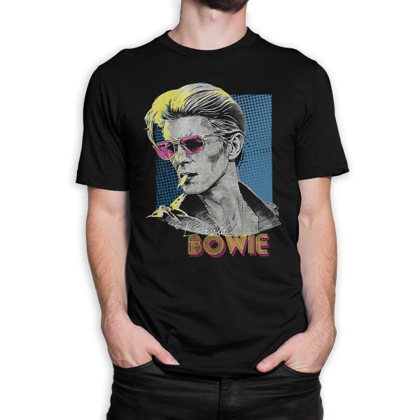 David Bowie Art T-Shirt / 100% Baumwolle T-Shirt / Herren Damen alle Größen (yw-202)
