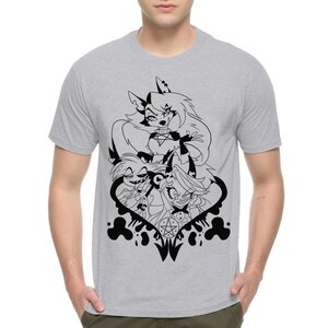 Hazbin Hotel Girls T-Shirt / 100% Cotton Tee / Men's Women's All Sizes (yw-259)