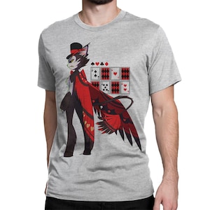 T-shirt Hazbin Hotel Husk / 100% cotone / Uomo Donna Tutte le taglie (yw-257)