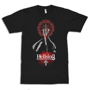Hellsing-anime-T-shirt / 100% katoenen T-shirt / heren, dames alle maten (yw-278)