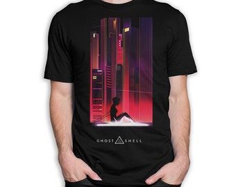 Ghost in the Shell Art T-Shirt / 100% Cotton Tee / Men's Women's All Sizes (yw-282)