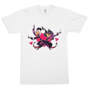Hazbin Hotel Moxxie and Millie T-Shirt / 100% Cotton Tee / Men&#39;s Women&#39;s All Sizes (yw-262)