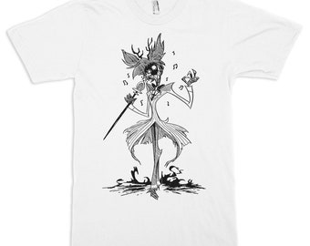 Hazbin Hotel Alastor Art T-Shirt / 100% Cotton Tee / Men's Women's All Sizes (yw-256)