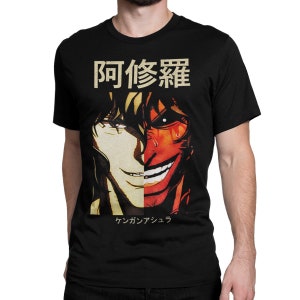 Kengan Ashura-T-shirt / 100% katoenen T-shirt / heren, dames alle maten (KEN-795770)
