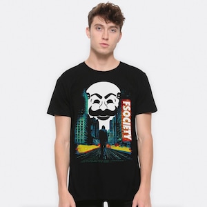 Mr. Robot Fsociety T-Shirt / 100% Cotton Tee / Men&#39;s Women&#39;s All Sizes (yw-292)