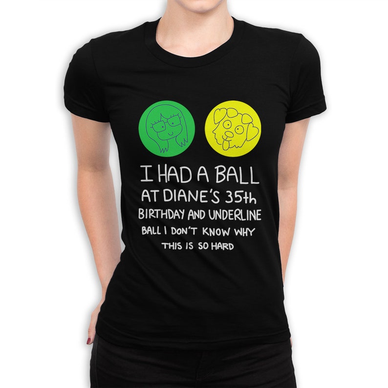 BoJack Horseman Diane's 35th Birthday T-Shirt, 100% Cotton Men's Women's Tee (el-130) image 3