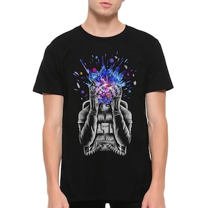 Camiseta Space Boom / Camiseta 100 % algodón / Todos los talles para hombres y mujeres (yw-109)