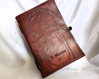 Door of Durin Leather Journal: Handmade Antique Blank Book