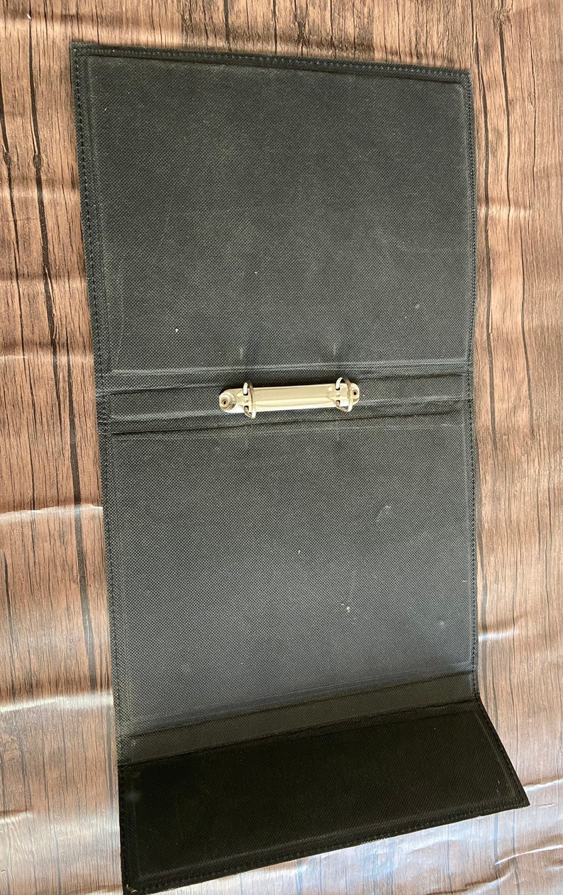 Leather 2 Ring Binder Leather Grimore Binder Leather Binder Etsy