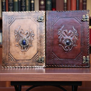 Tree of Life Leather Binder, Refillable A4 Organizer