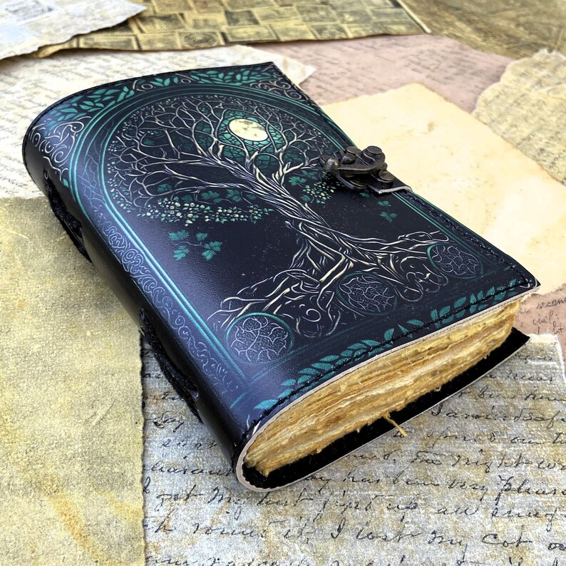 Tree of Life Leather Journal: Handmade Vintage Writing Diary - Etsy