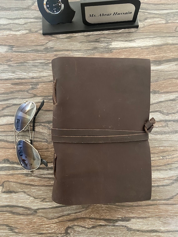 Leather Journal, Vintage Leather Bound Journal, Handmade Vintage