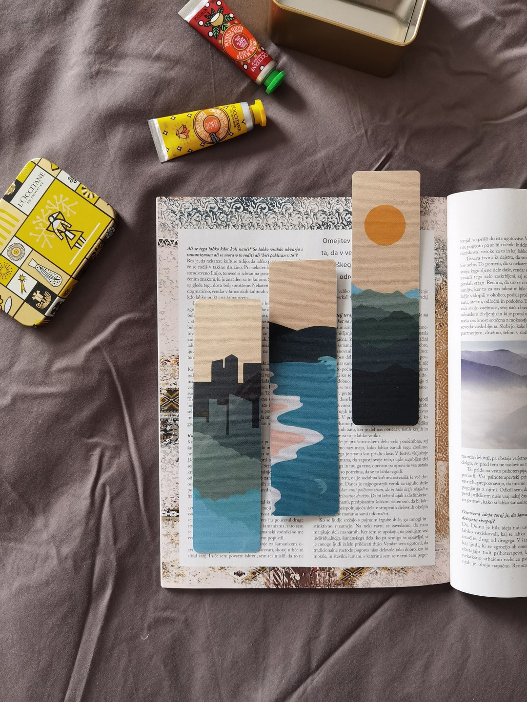 Printable Bookmarks, Nature Art, Download, Digital Product, PDF, Books