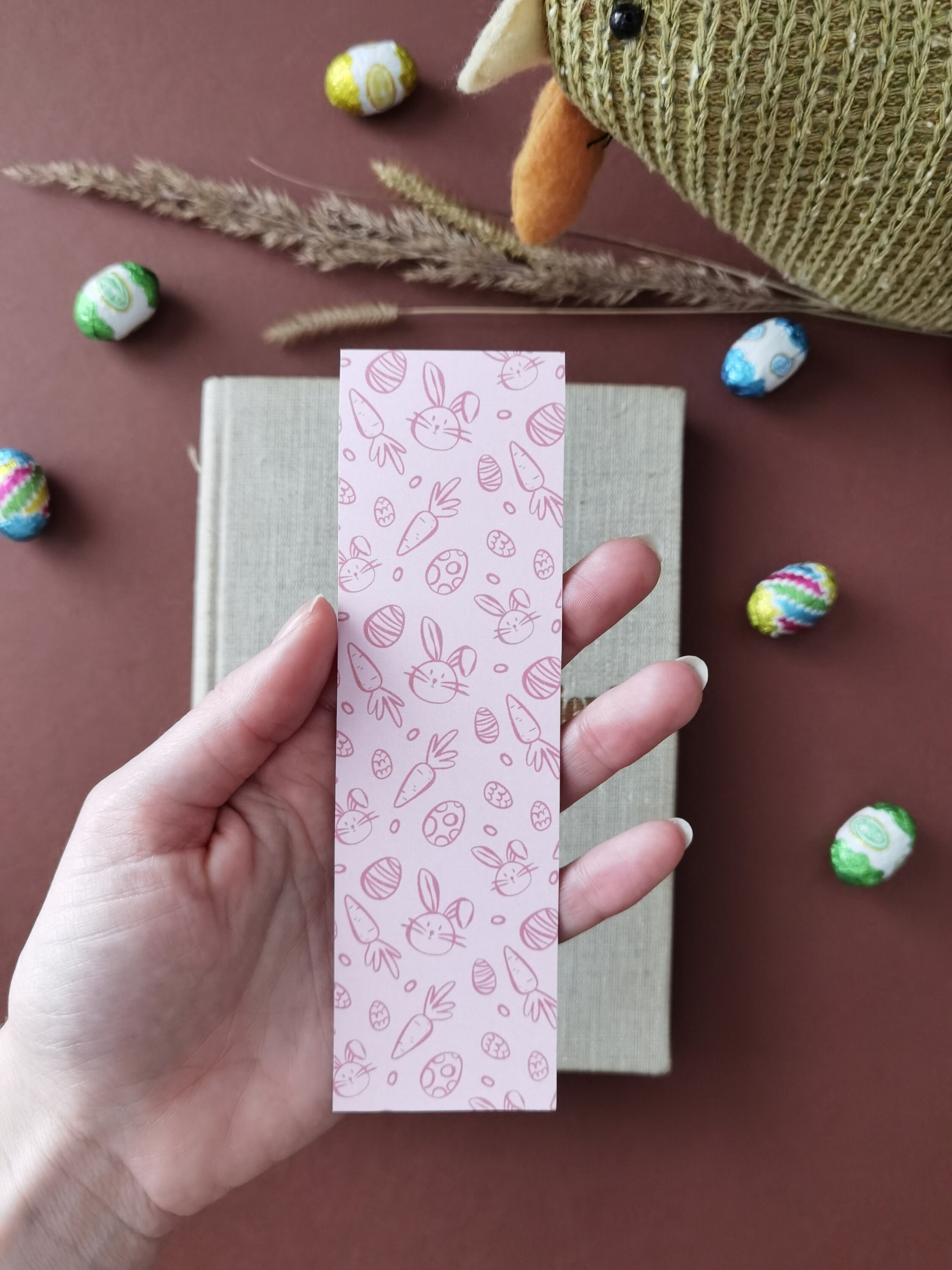 Printable Bookmarks, Easter Bookmarks, Bunny, Eggs, Digital, Printable ...
