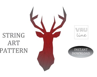 Simple Printable String Art Skull Template, Instant Download, Skull ...