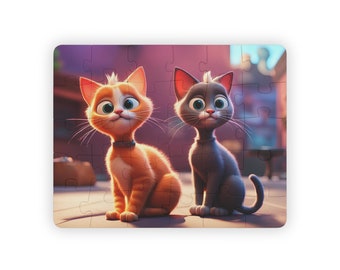 2 Cats Kids' Puzzle, 30-Piece