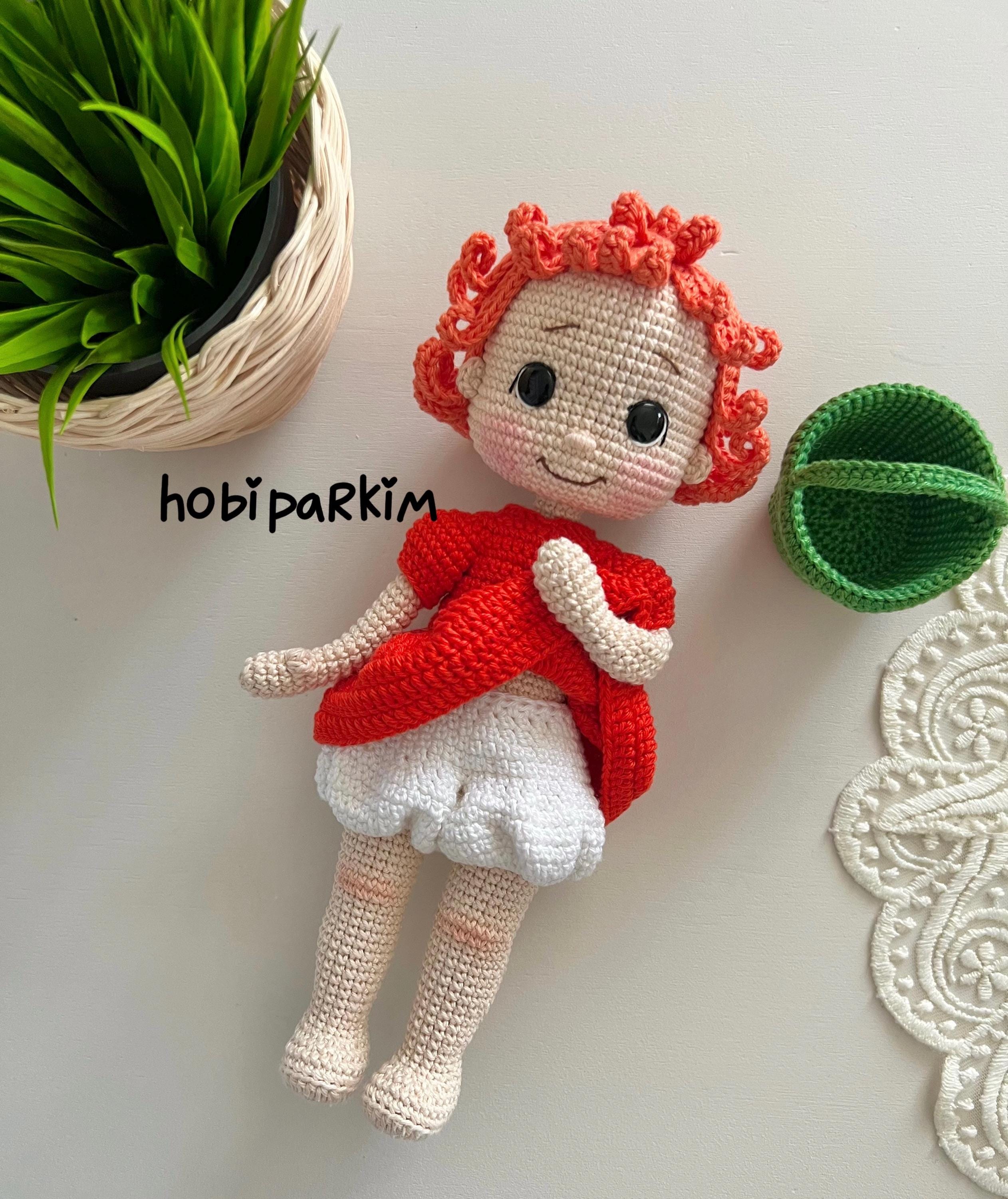 Ponyo Crochet Pattern: Ghibli Style Amigurumi Doll (PDF Pattern