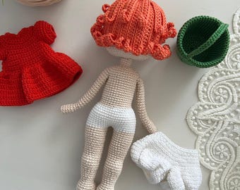 Ponyo Crochet Pattern: Ghibli Style Amigurumi Doll (PDF Pattern