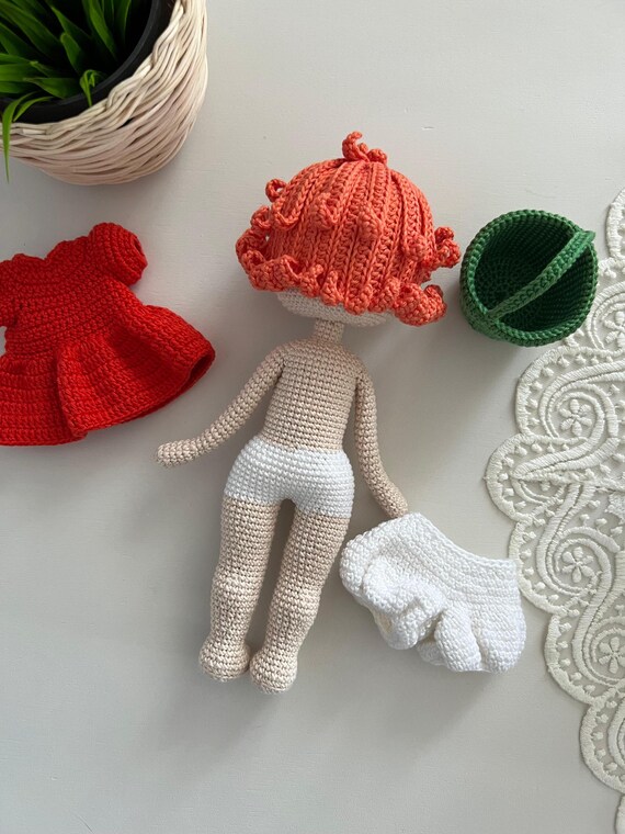 Ponyo Crochet Pattern: Ghibli Style Amigurumi Doll (PDF Pattern