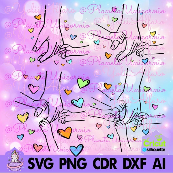 Mom, mother's day, little hands, hands, little fists, fists in svg, png, studio, dxf, cdr, jpg, ai