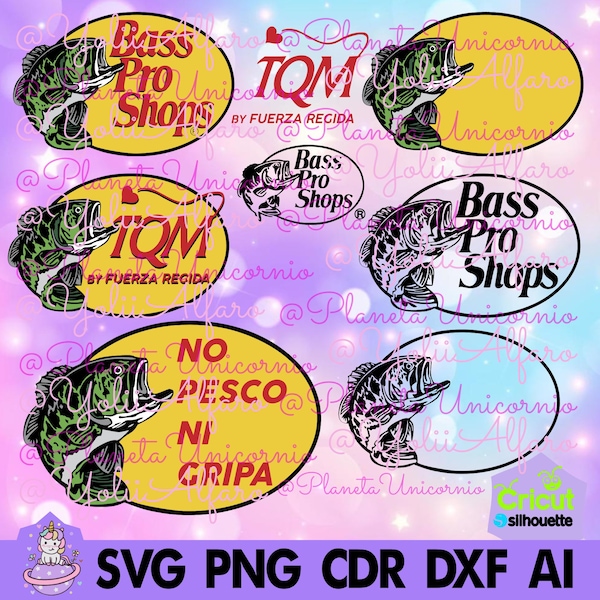 Bass pro shops, fish, TQM, regiidaa force, CT in svg, png, studio, dxf, cdr, jpg, ai