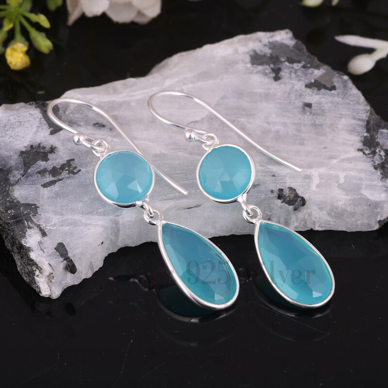 Aqua Chalcedony Ring – Nimble Witch Jewelry