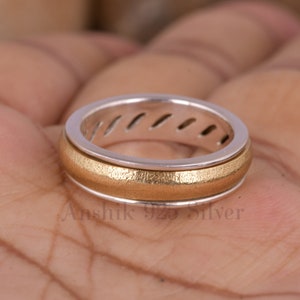 Spinner Ring, Minimalist Spinner Ring, Handmade Ring, Meditation Ring, Worry Ring, Fidget Ring, Silver Spinner Ring, Spinner Ring For woman.