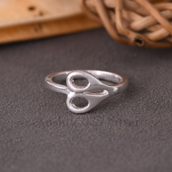Collana Parrucchiere In Argento 925 Con Forbici E Pettine - DAYLINLOVE, Lunghezza 45+5 Cm, Gioiello Regalo Per Donne E Ragazze