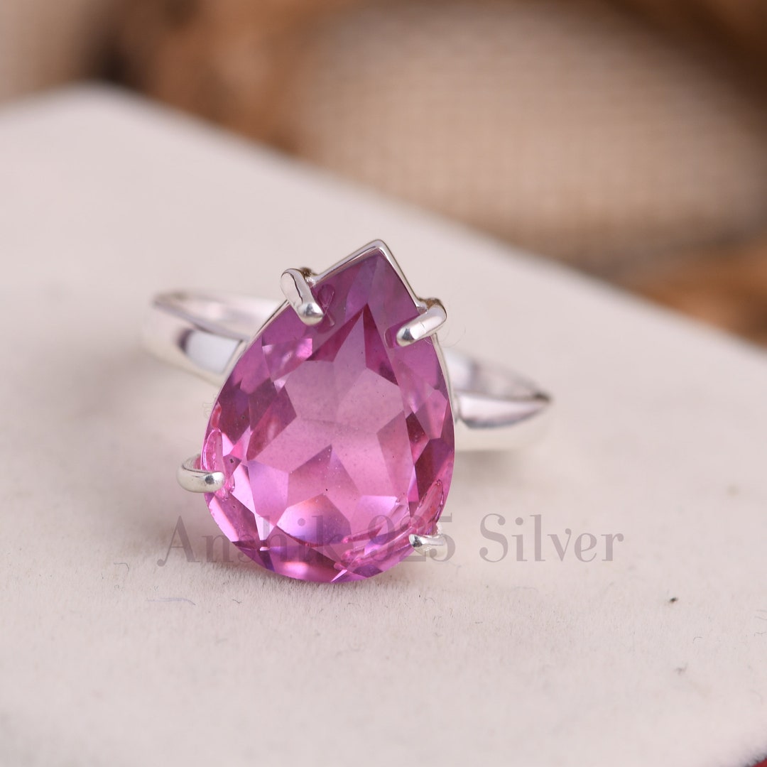 アメジスト リング、バイオカラー アメジスト リング、925