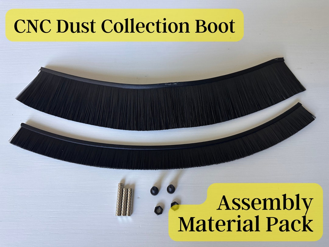 CNC Dust Boot Assembly Material Pack for 3D Printing, 3D Printed CNC
