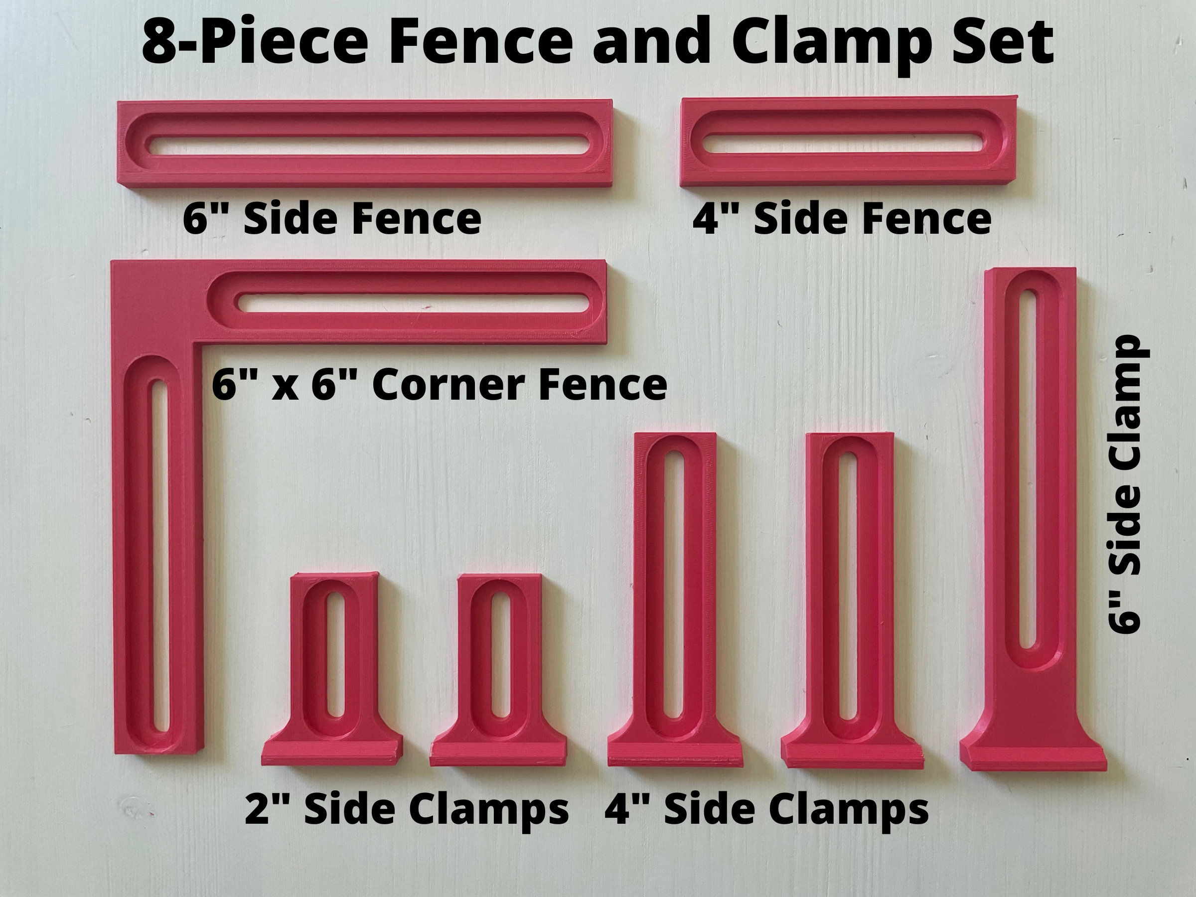 CNC Side Clamps Low Profile 3D Printed CNC Clamps and Fences Etsy