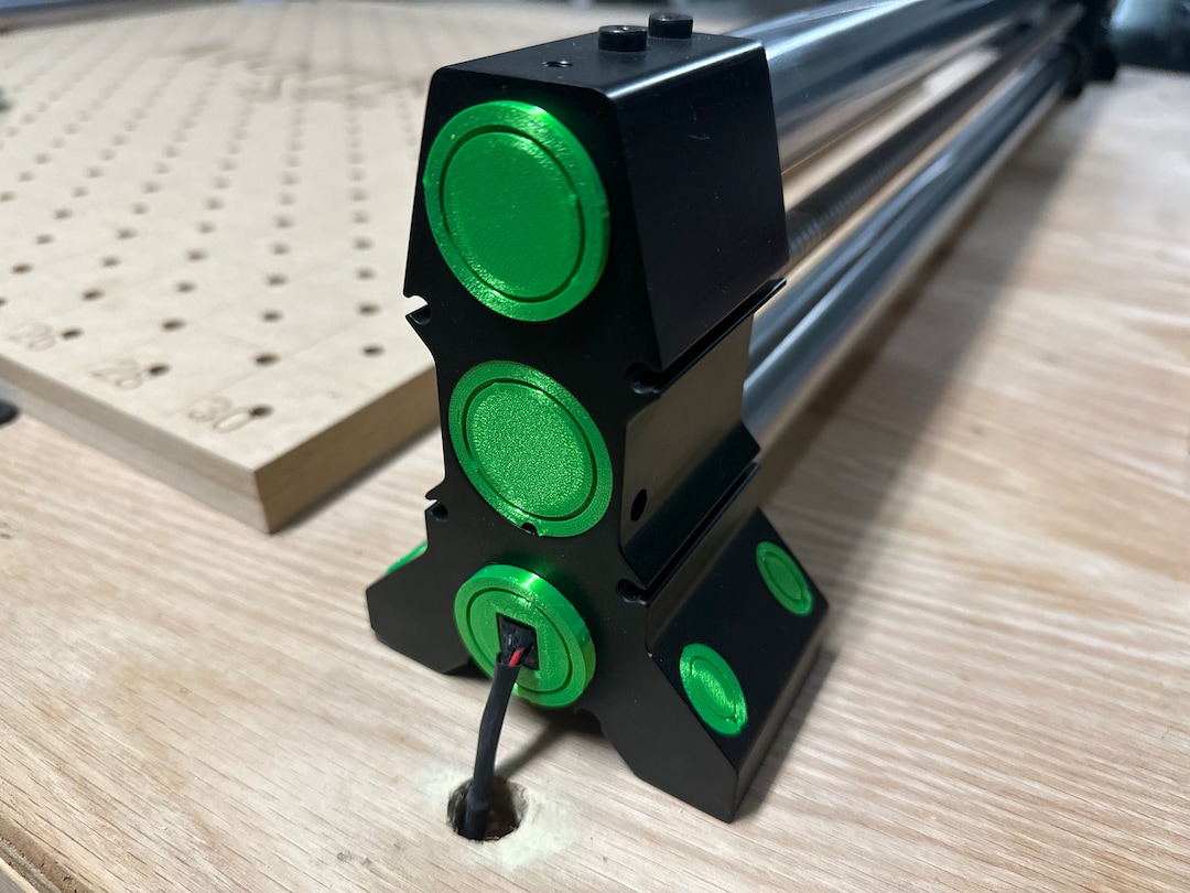 Onefinity X50 End Caps and Plugs, 3D Printed 1F X50 CNC Woodworker Journeyman, End Caps and