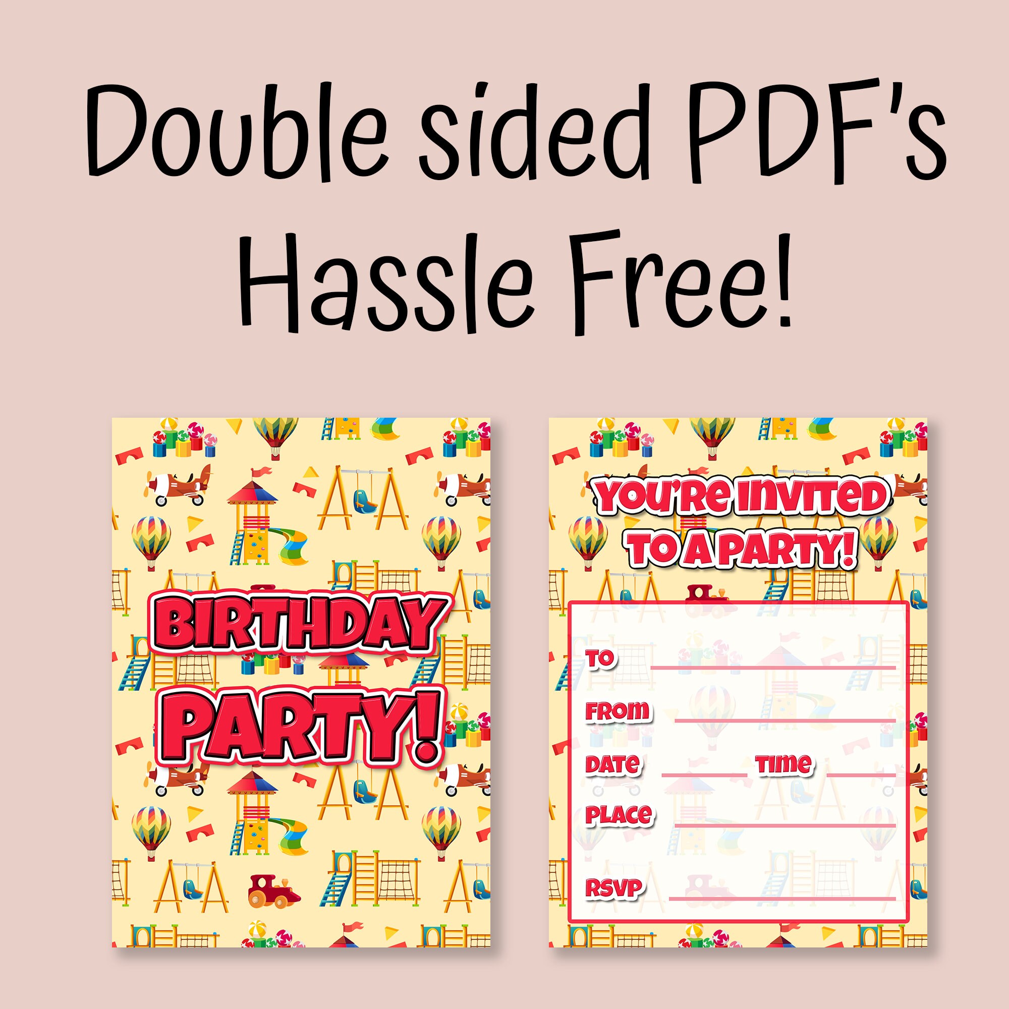 Birthday Party RSVP Cards for Your Kids Perfect Party - Etsy