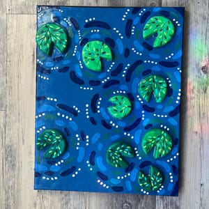 Lilypad Pond Painting