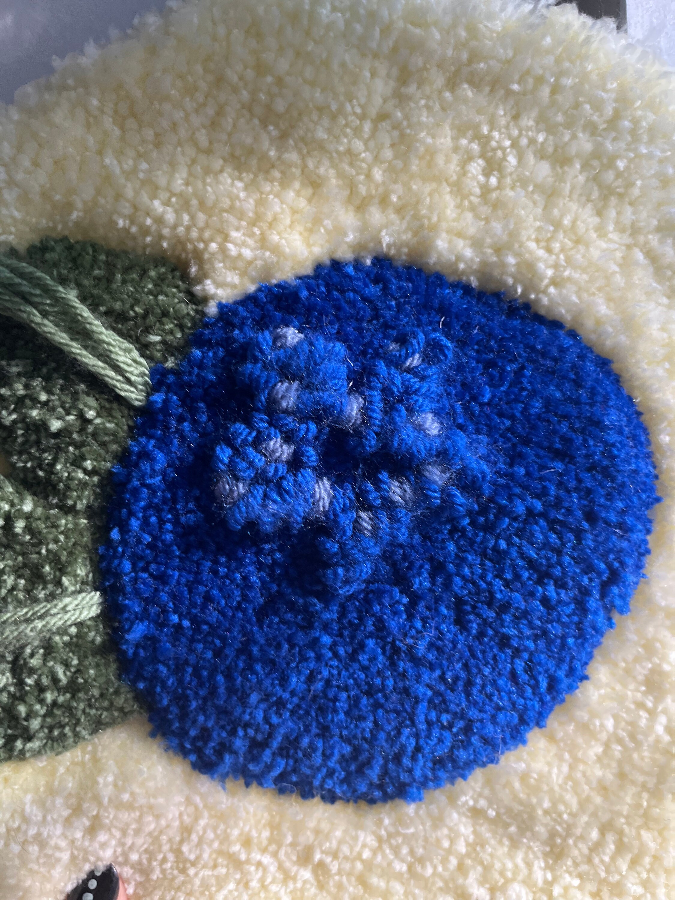 Blueberry Cream Rug - Etsy