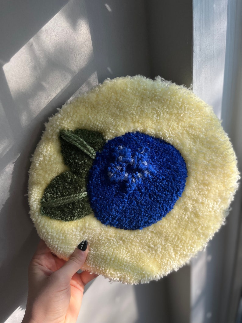 Blueberry Cream Rug - Etsy