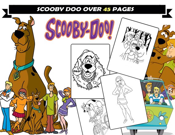 Shaggy Scooby Doo Coloring Pages