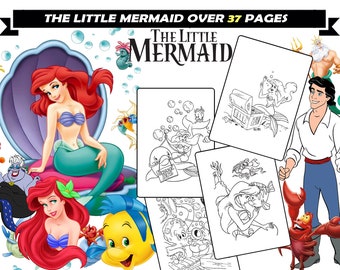 7000 Collections Ariel Cartoon Coloring Pages  Best Free