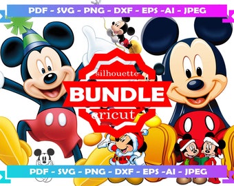 Mickey Mouse svg, Mickey Mouse Verjaardag, Mickey Mouse clubhuis, Mickey svg, Mickey hoofd svg, Mickey mouse bundel vector, Mickey Verjaardag