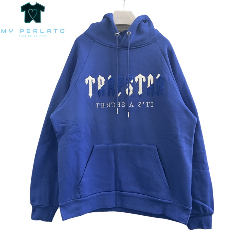 Felpa con cappuccio Trapstar ricamata Pantaloni Trapstar Etsy Italia