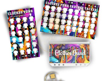 Clothes Fund Savings Tracker: A6 Laminated Budget Insert