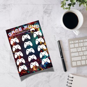 ゲームファンド貯金タッカー | 塗り絵チャレンジ | A6ジッパーにフィット